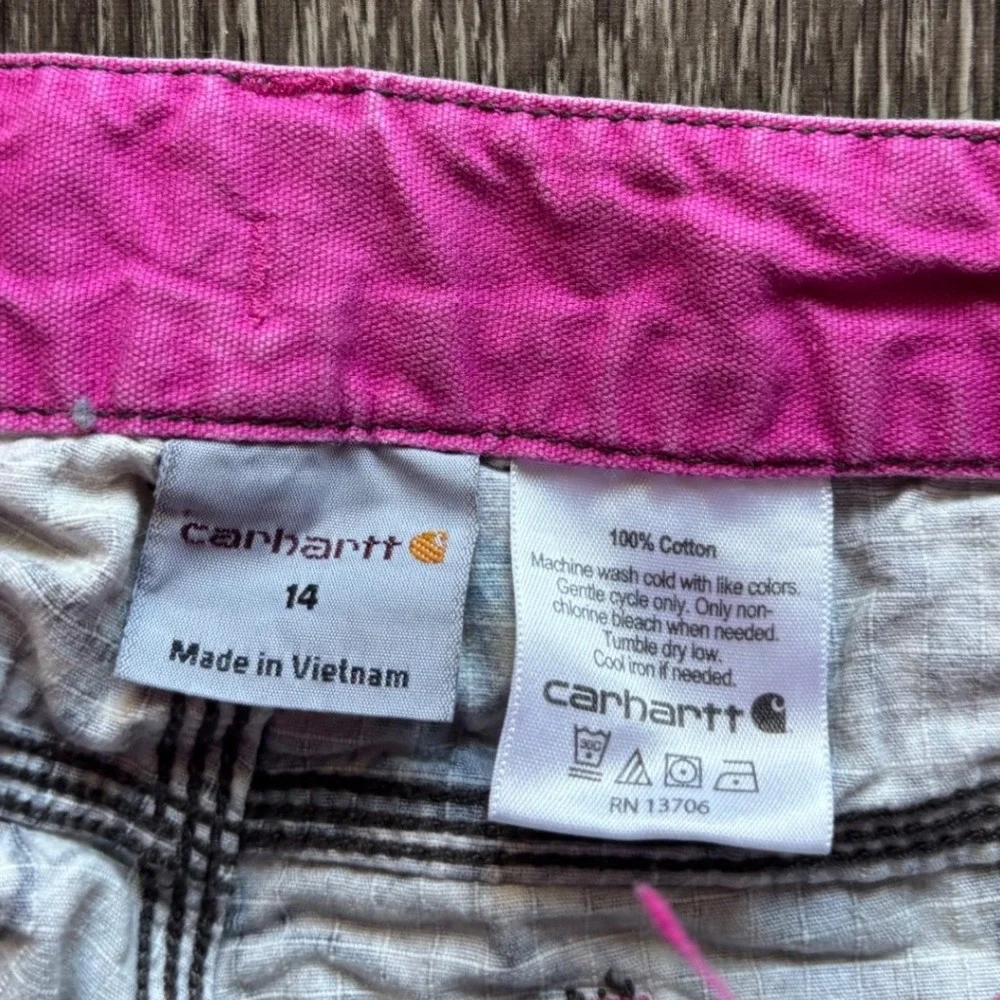 Y2K Carhartt Camo Micro Shorts Size 14